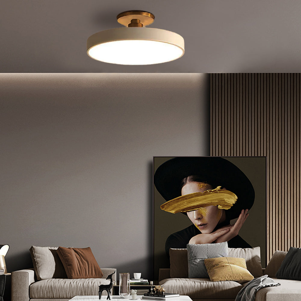 Luce del soffitto a filo a filo rotondo nordico
