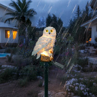 Kreative Solareulenlampe