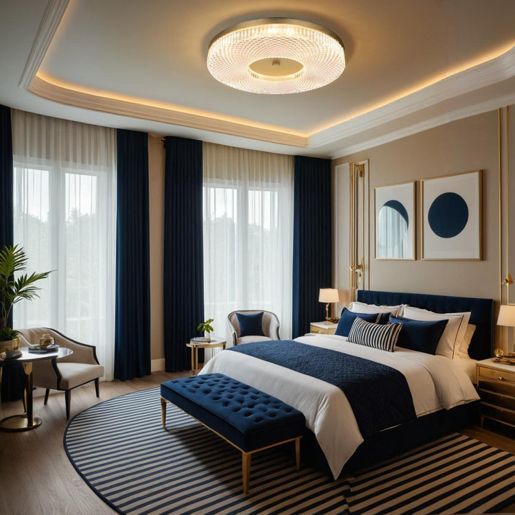 Glarefusion Kreative runde Deckenleuchte aus Acryl