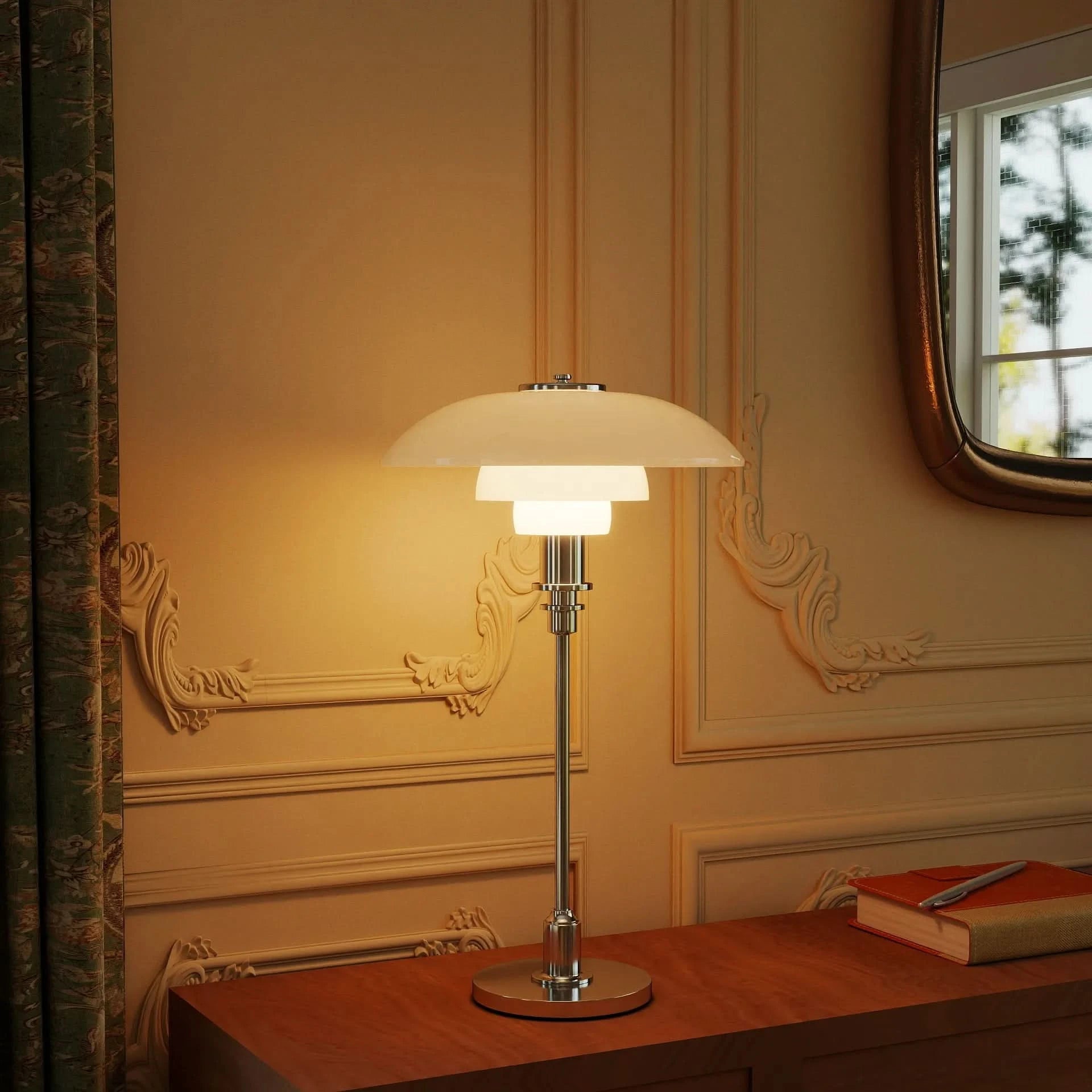 Lampe de table rétro créative nordique Glarefusion