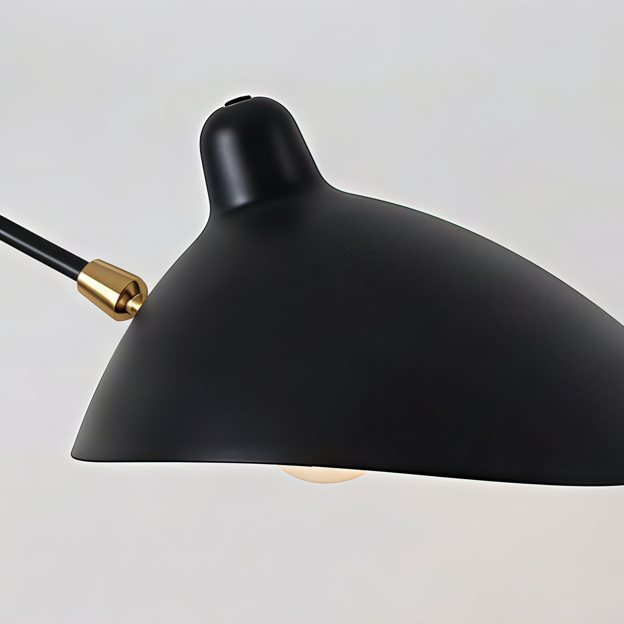 Elegante lampada da parete a doppia testa