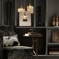 Glarefusion moderne retro glas pendellampe