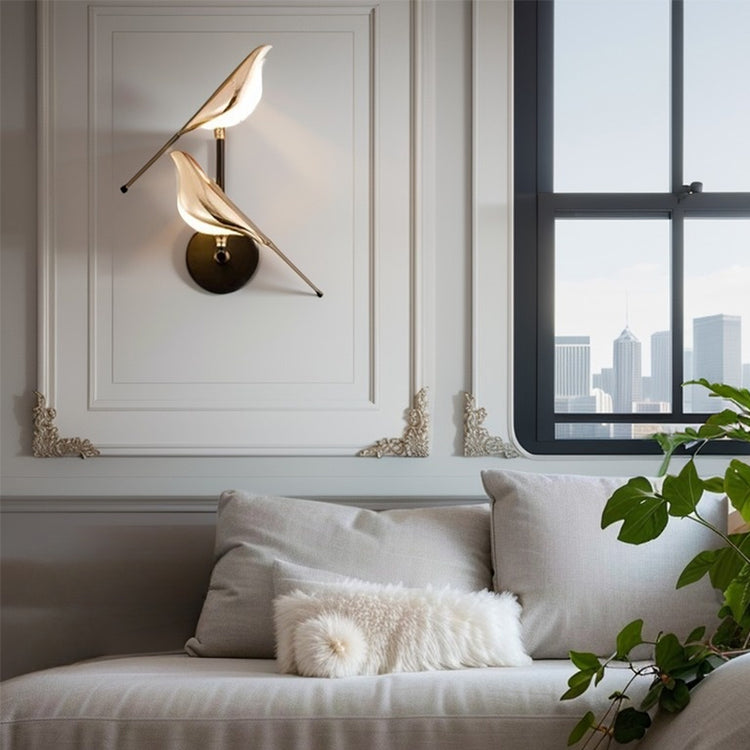 Glarefusion Modern Led Art Design Bird Wall Light