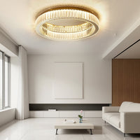 Moderne kreative runde Kristalldecke