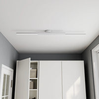 Moderne loftslampe i aluminium med lange bånd