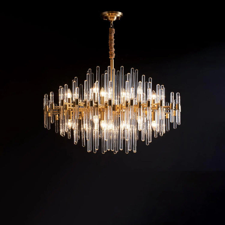 Elegant Ornate Crystal Chandelier