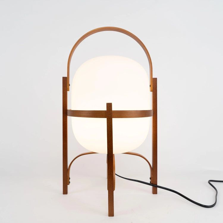 Klassisk rund glas Nomad bordlampe