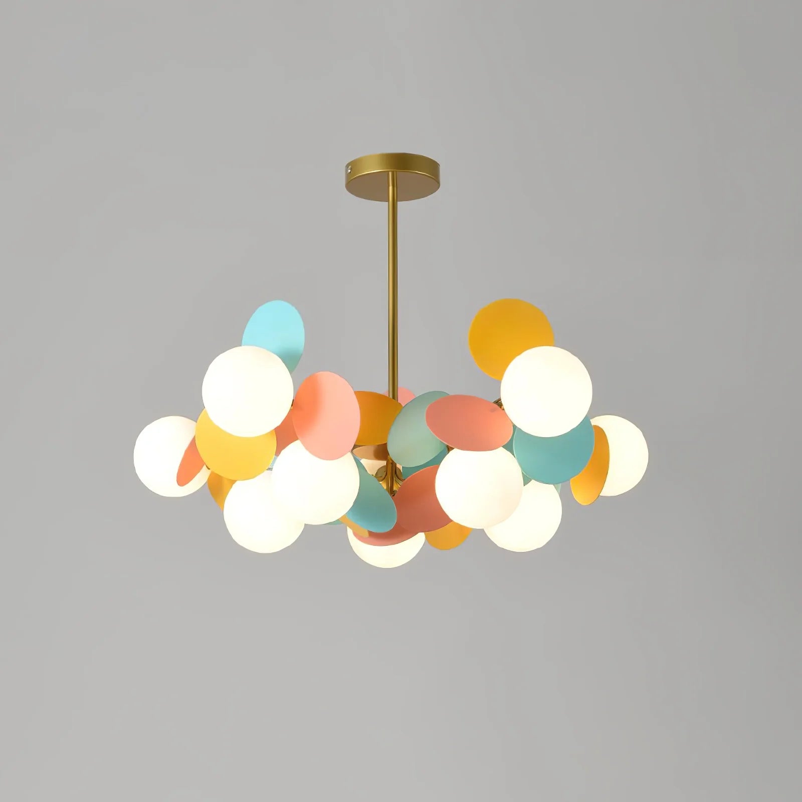 Lampadario a forma di albero di bolle