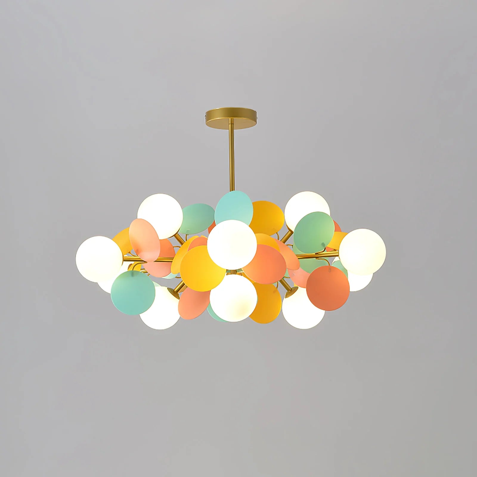 Lampadario a forma di albero di bolle