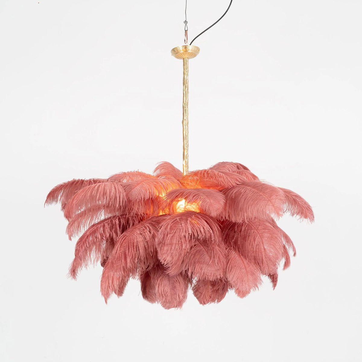 Plume de luxe lysekrone