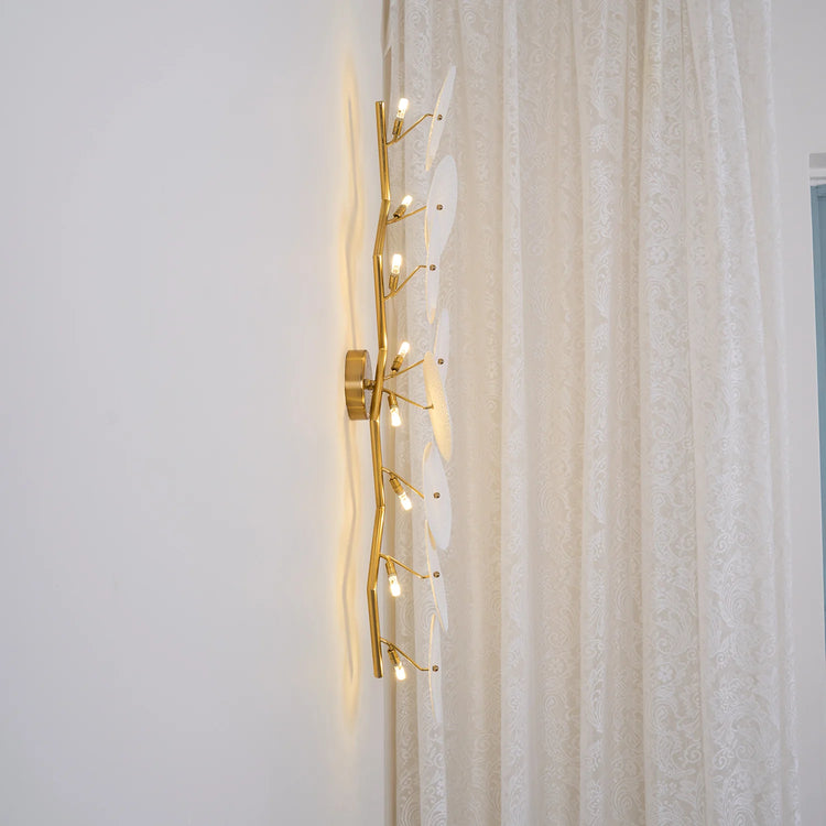 Elegant Lotus Bloom væglampe