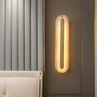Luce murale di alabastro opale