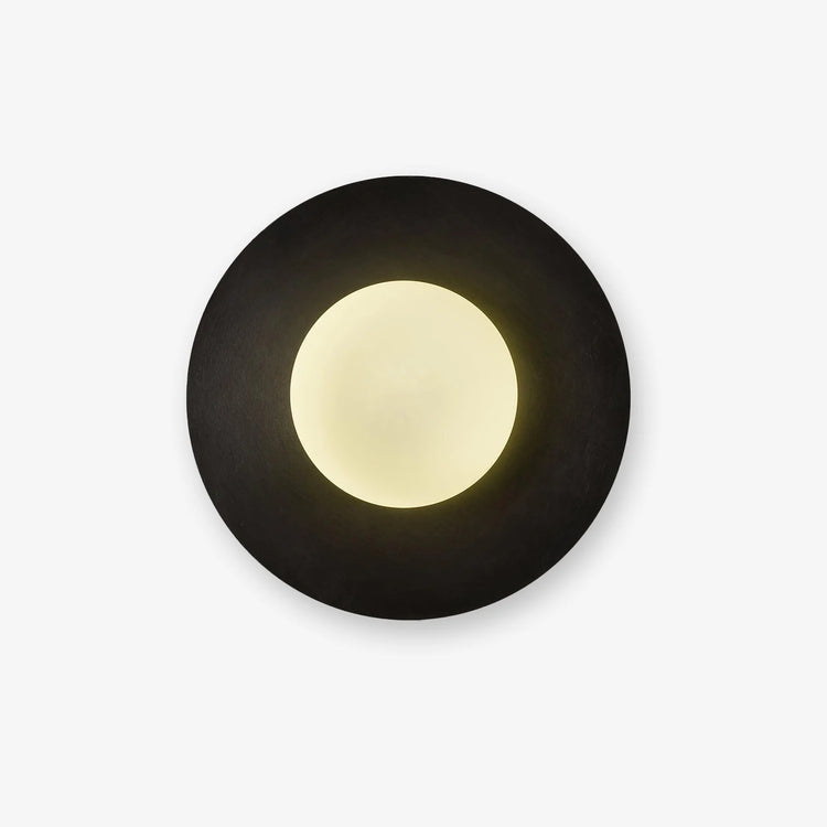 Moderne Cirkulær Ring Glas Væglampe