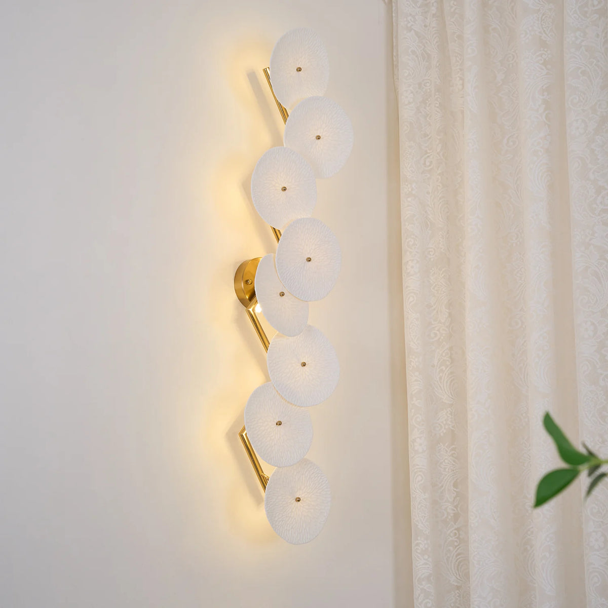 Lotus Bloom Wall Sconce