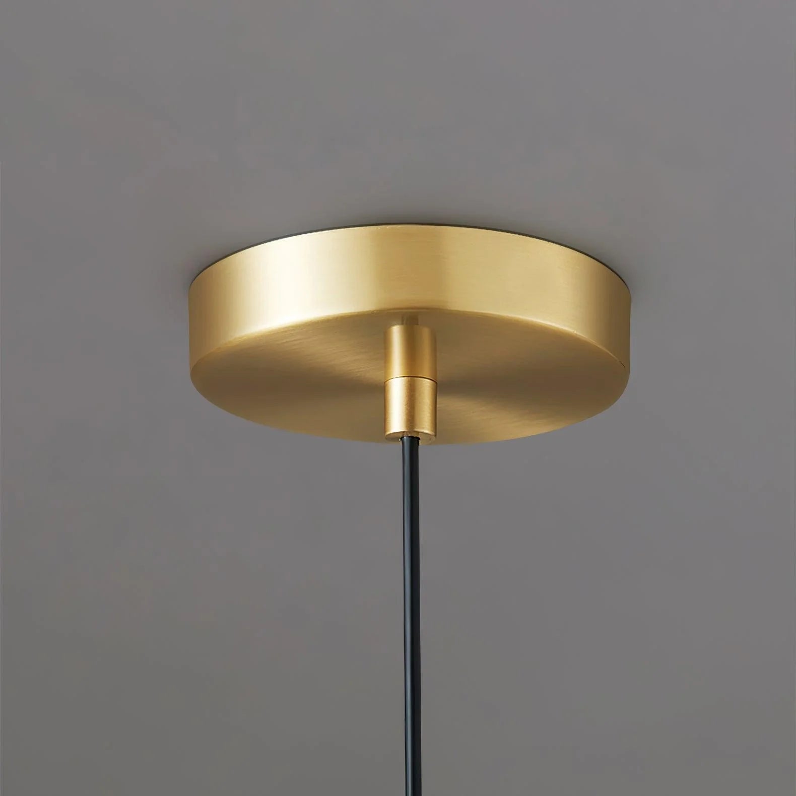 Lampe à suspension moderne en verre de coquille