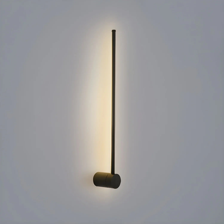 Moderne minimalistisk lodret metalvæglampe