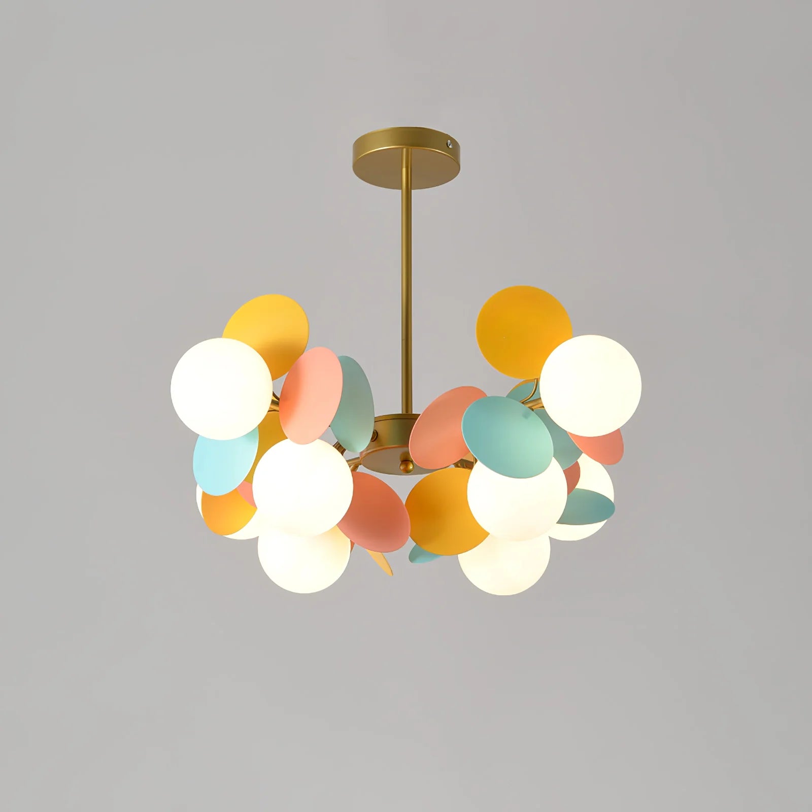 Lampadario a forma di albero di bolle