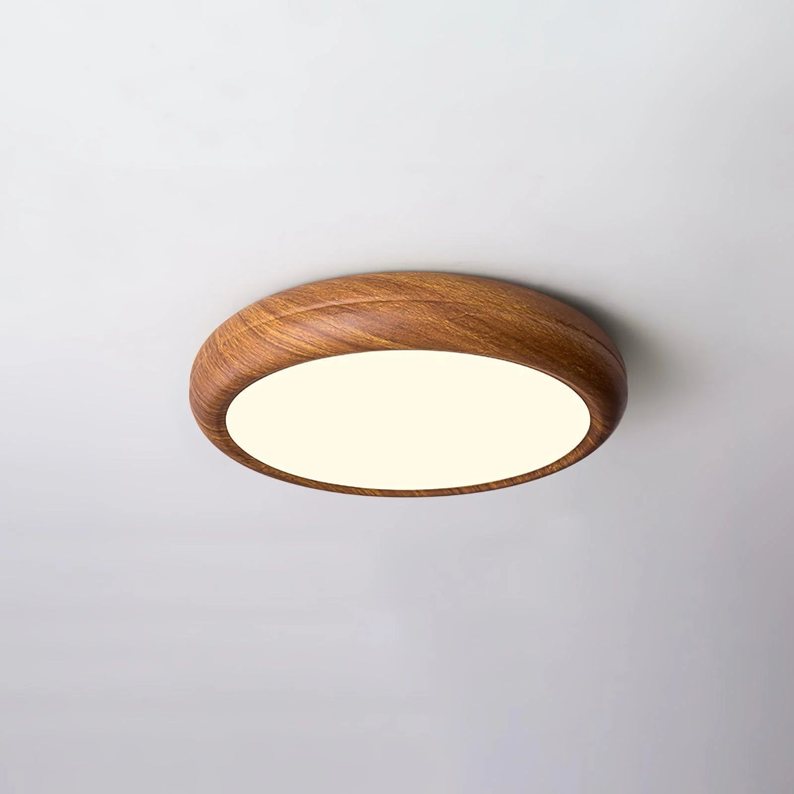 Plafoniera in legno impiallacciato