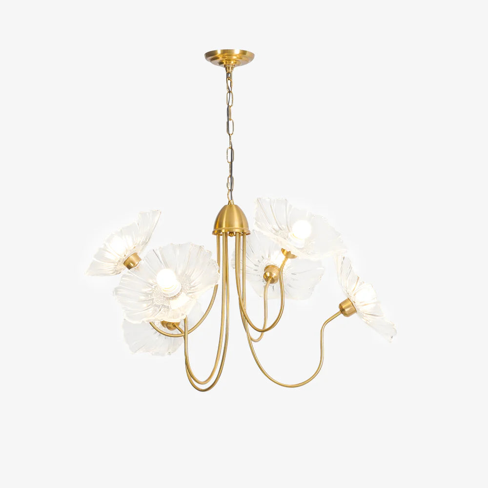 Lampadario con illuminazione Lotus Bloom