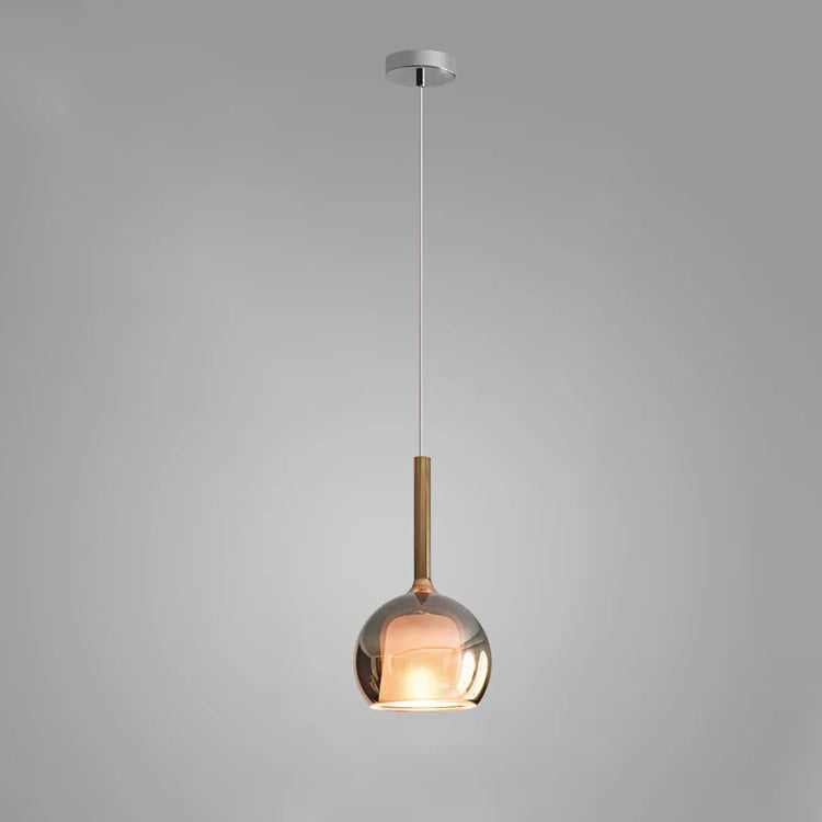 Minimalist Spherical Glass Pendant Light