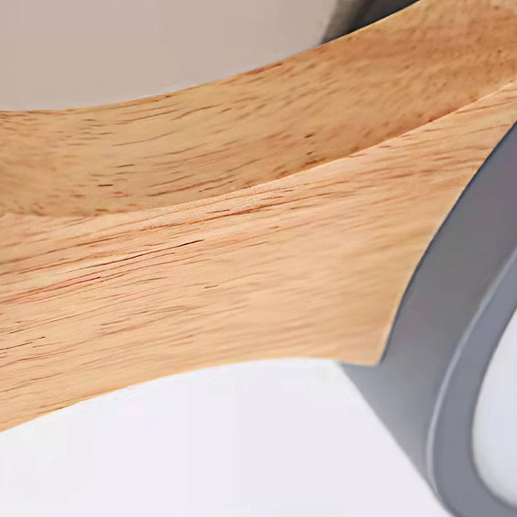 Moderne rund akryl loftslampe