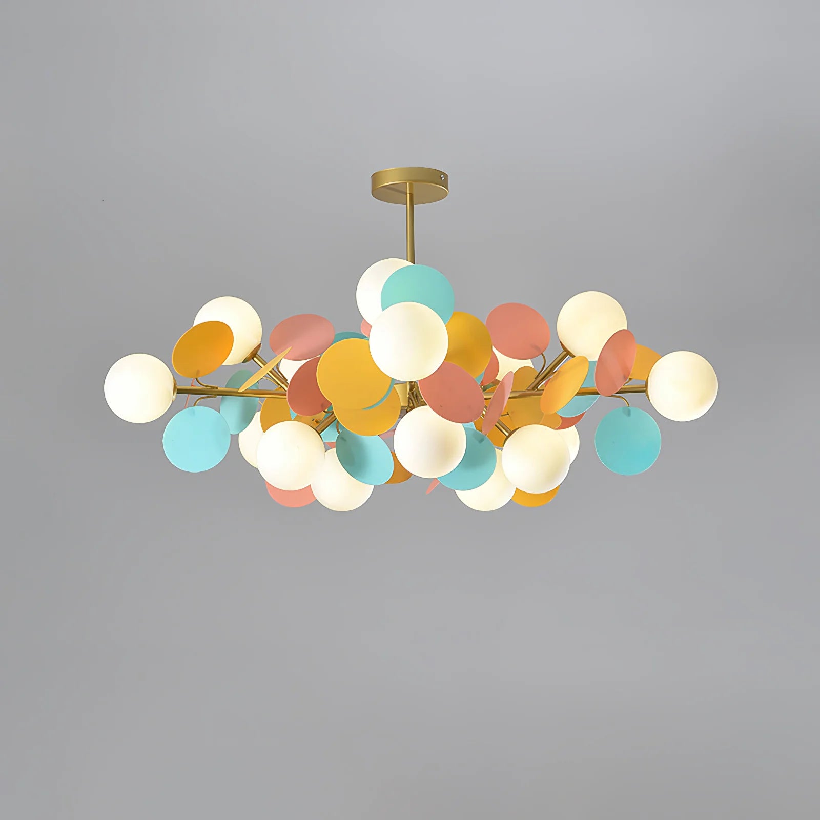 Lampadario a forma di albero di bolle