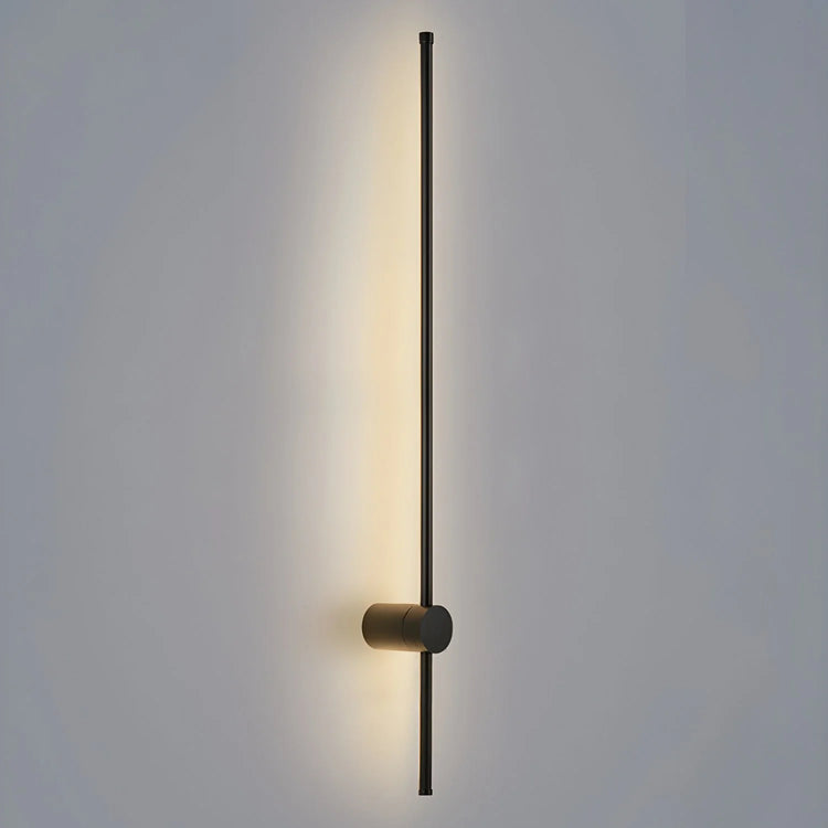 Moderne minimalistisk lodret metalvæglampe