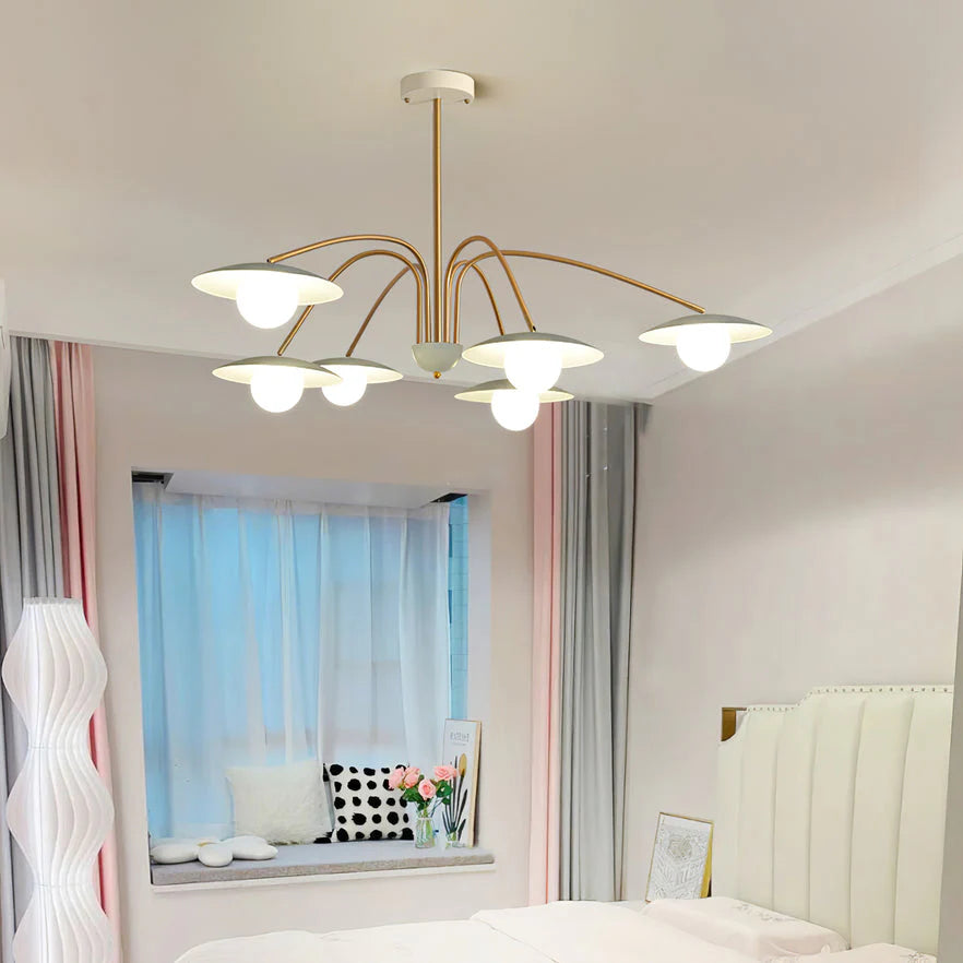 Lampadario a forma di fungo