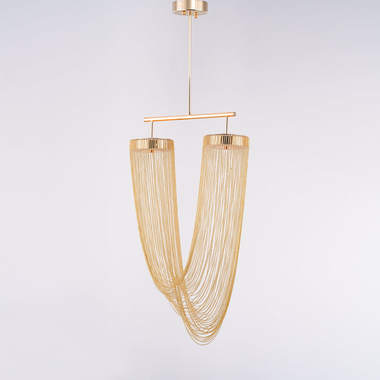 Elegant Drapery Pendant Light