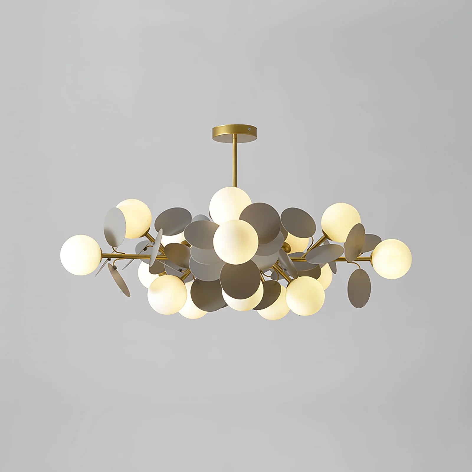Lampadario a forma di albero di bolle