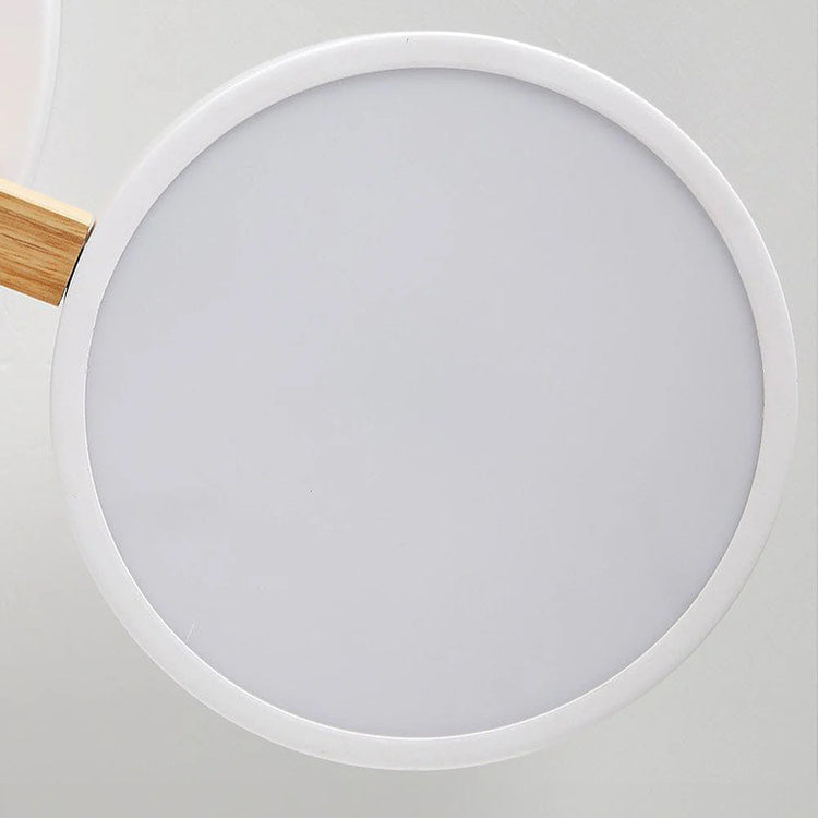 Moderne rund akryl loftslampe