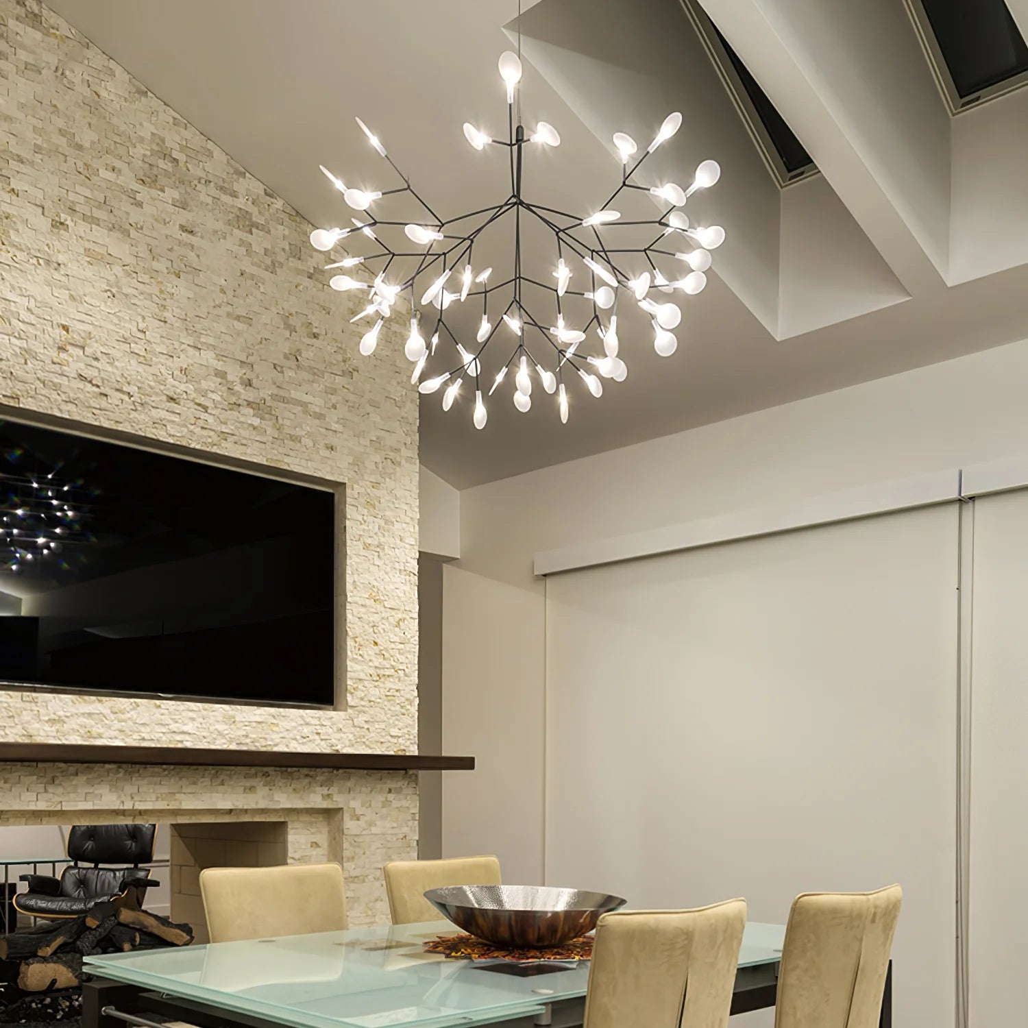 Lampadario LED Lunar Firefly
