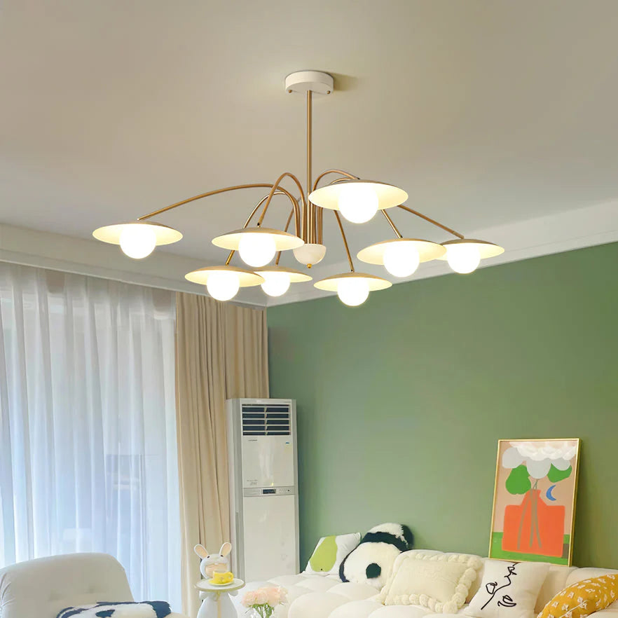 Lampadario a forma di fungo