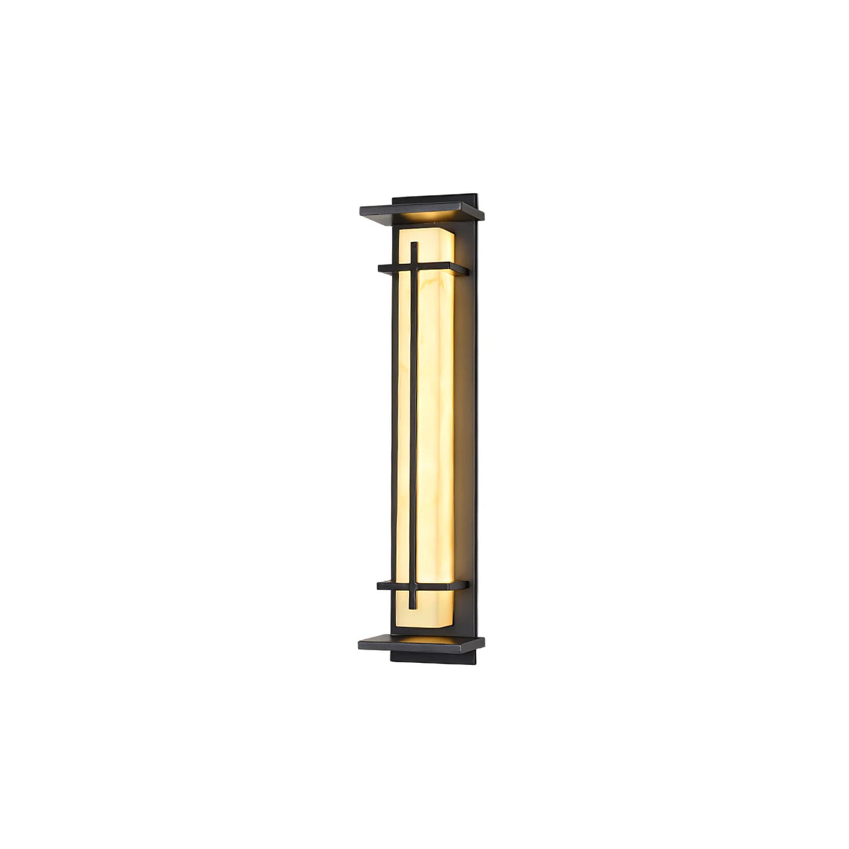 Luce da parete esterna urbana quadrata