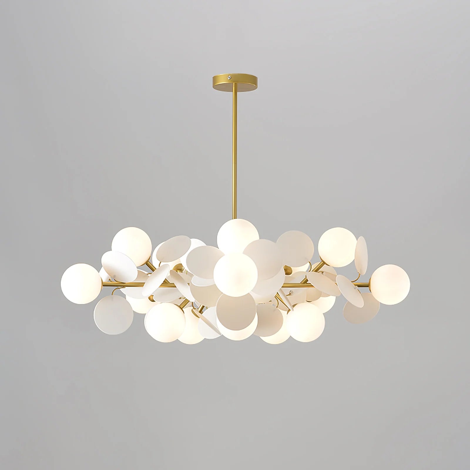 Lampadario a forma di albero di bolle