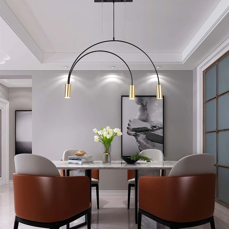 Minimalist Arc Iron Pendant Light