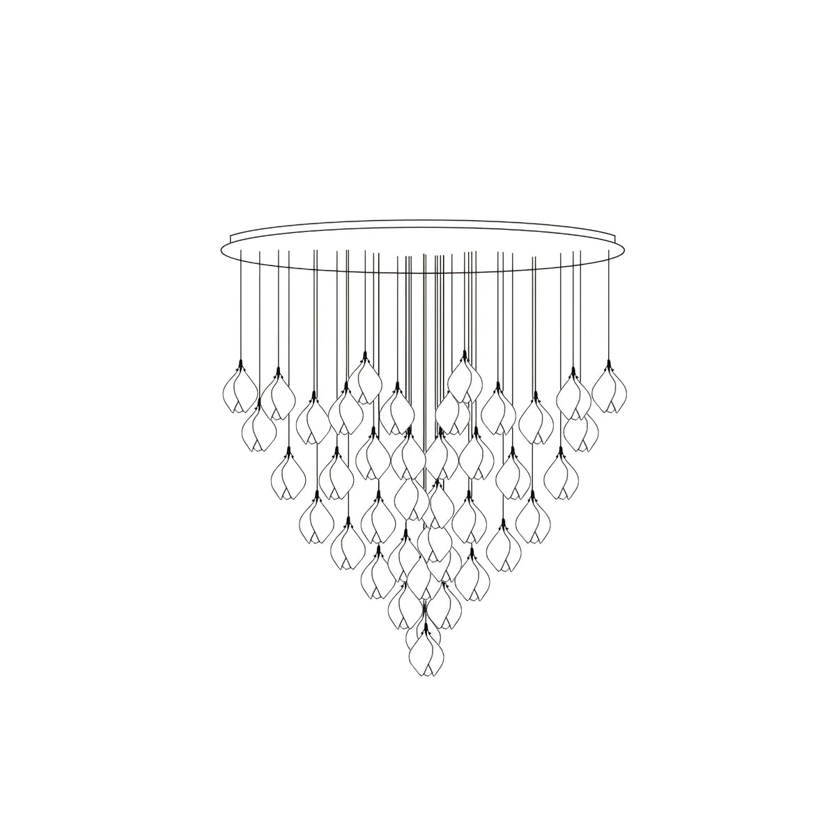 Starlight Petal pendel Light