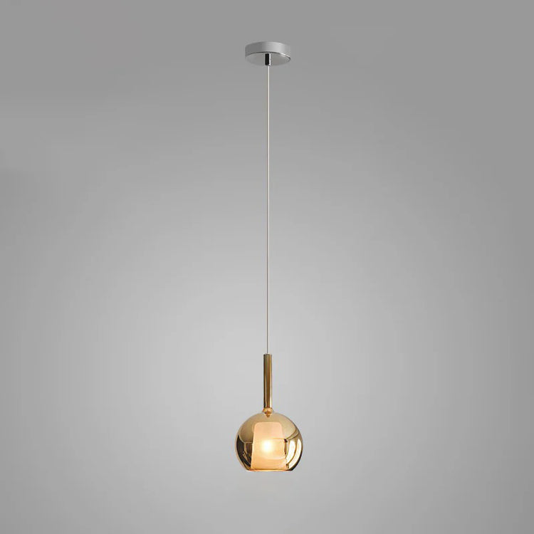 Minimalist Spherical Glass Pendant Light