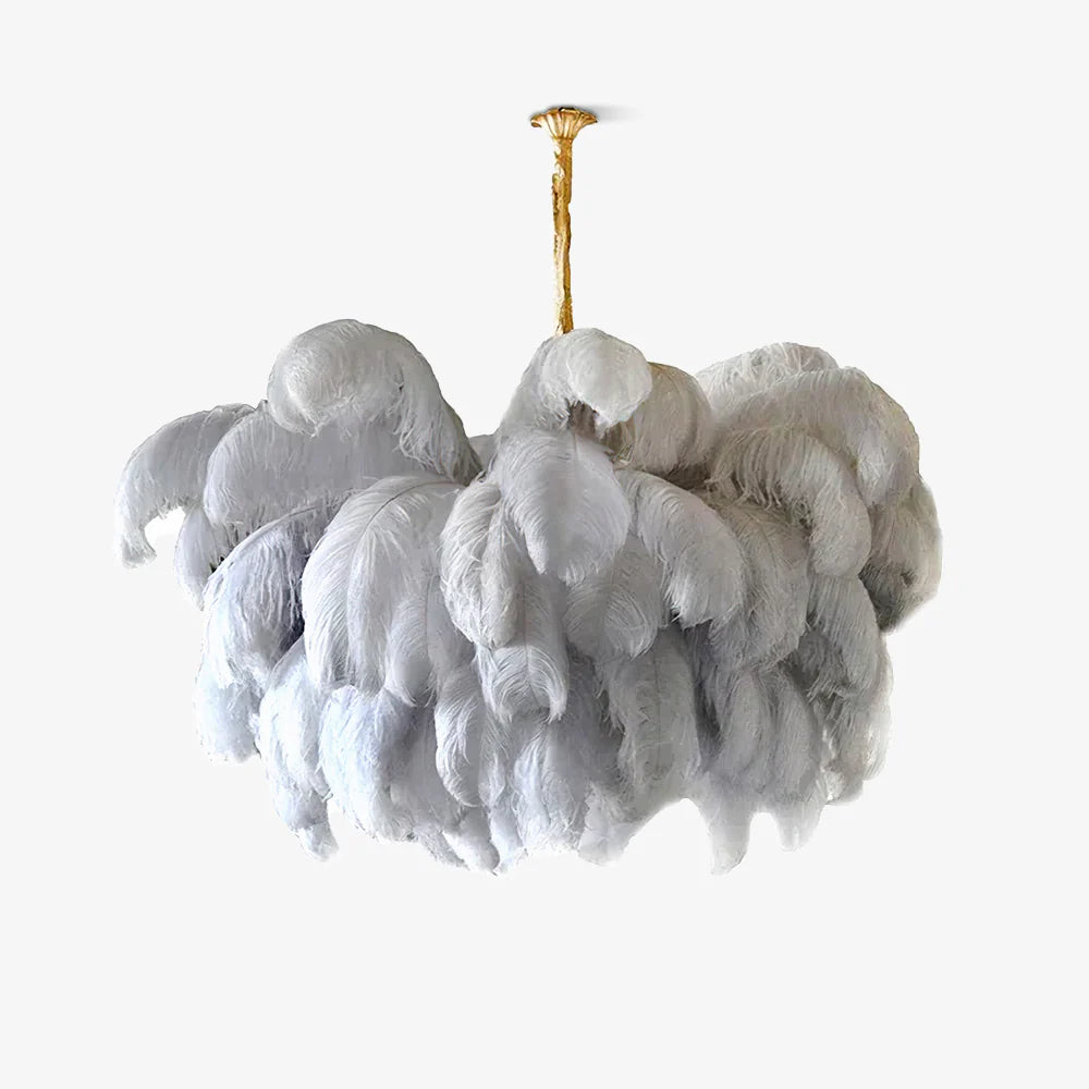 Plume de luxe lysekrone