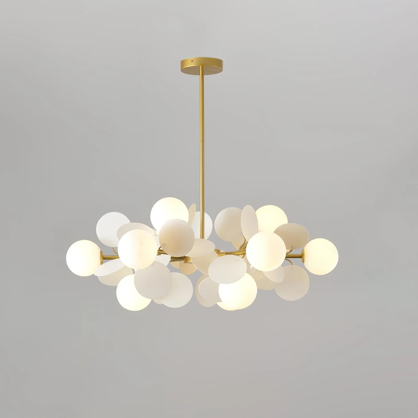 Lampadario a forma di albero di bolle