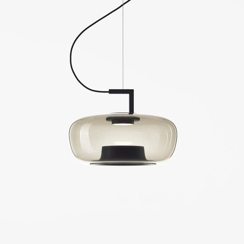 Suspension contemporaine en verre soufflé
