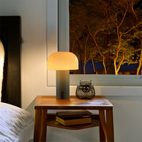 Moderne svamp bordlampe