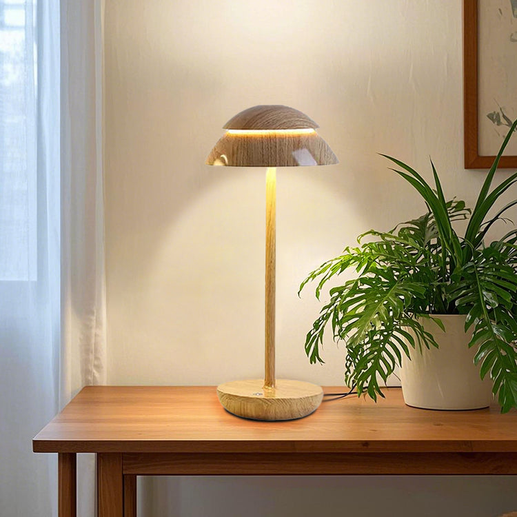 Glarefusion Creative dobbeltlags kuppelbordslampe