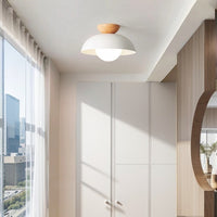 Glarefusion Modern Simple Semi-Flush Mount Ceiling Light