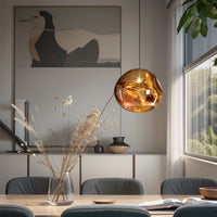Glarefusion chic glas smelt hanglampje