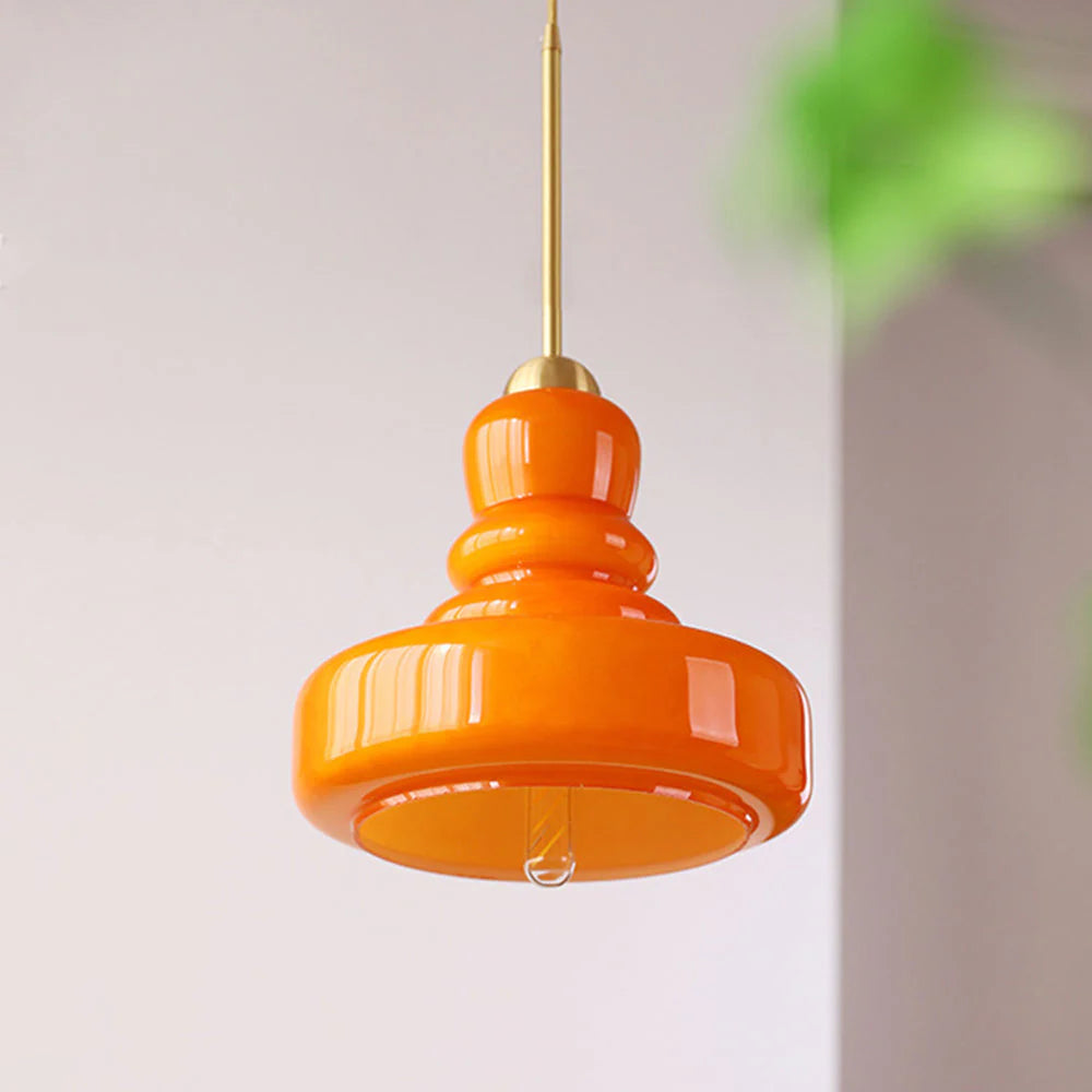 Glarefusion French Colorful Gourd Pendant Light