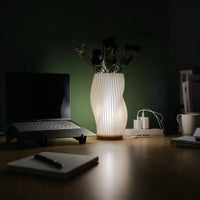 Chic Spiral Striped Shade Night Light Lampe