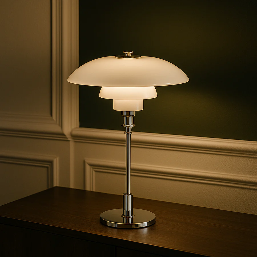Lampe de table rétro créative nordique Glarefusion