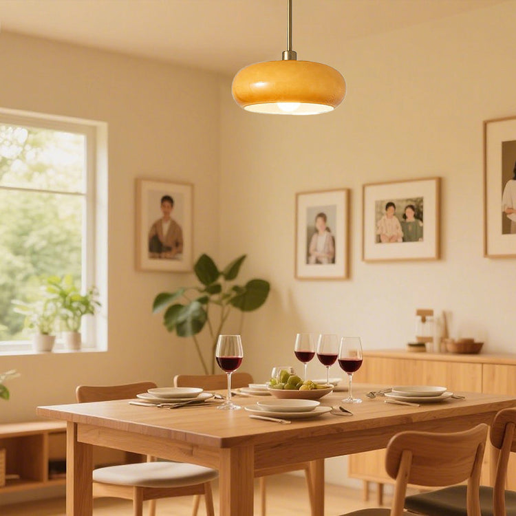 Glarefusion Creative Simple Persimmon Shape Pendant Light