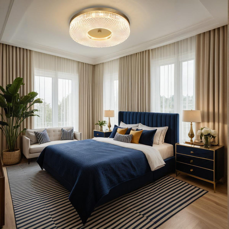 Glarefusion Kreative runde Deckenleuchte aus Acryl